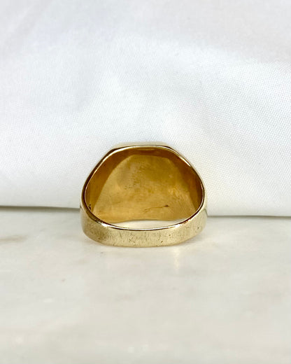 Bague Chevalière Chrysocolle 7.82 g &quot;Sonia&quot;