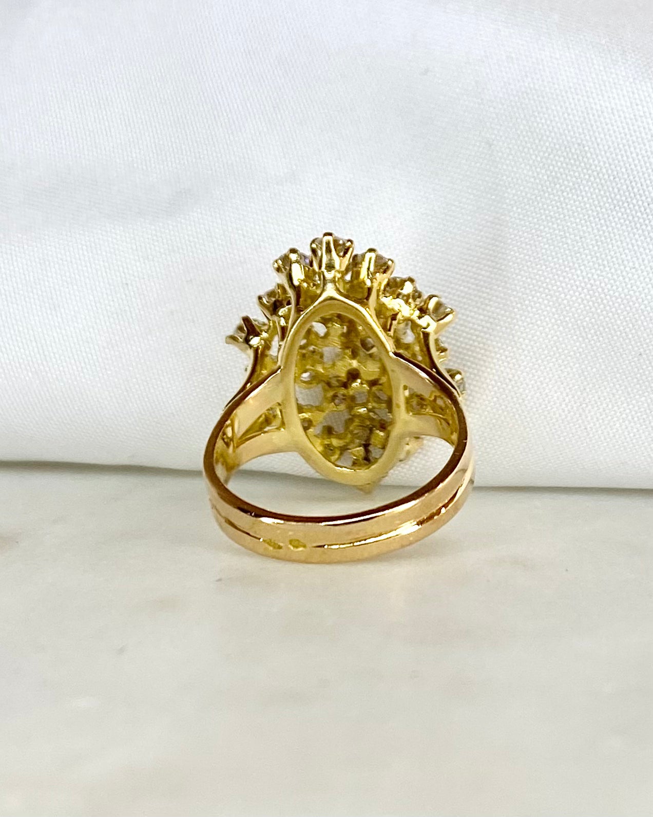 Bague Marquise Diamants 1.35 carat &quot;Karen&quot;