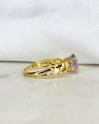 Bague Solitaire Amethyste 1.23 carat &quot;Anaé&quot;