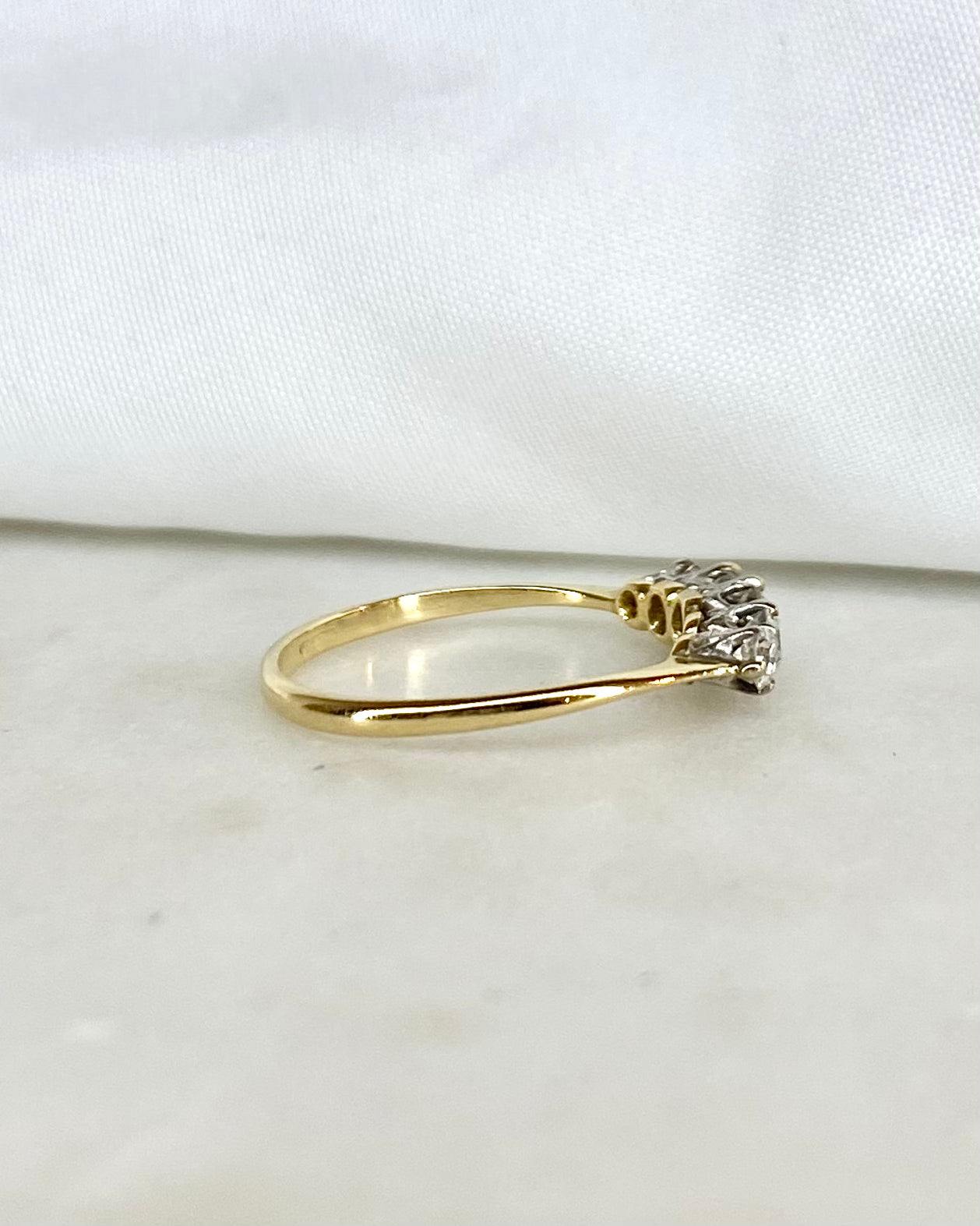 Bague Riviere 5 diamants &quot;June&quot;