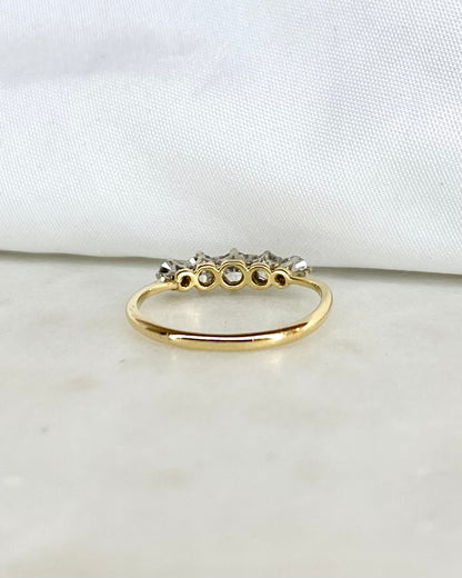 Bague Riviere 5 diamants &quot;June&quot;