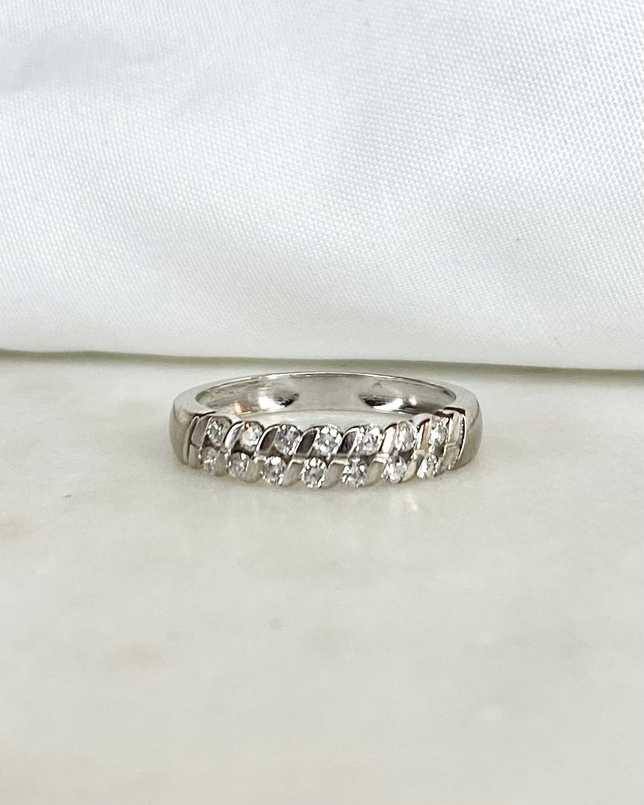 Demi Alliance Diamants "Ennora" - Elliade Paris