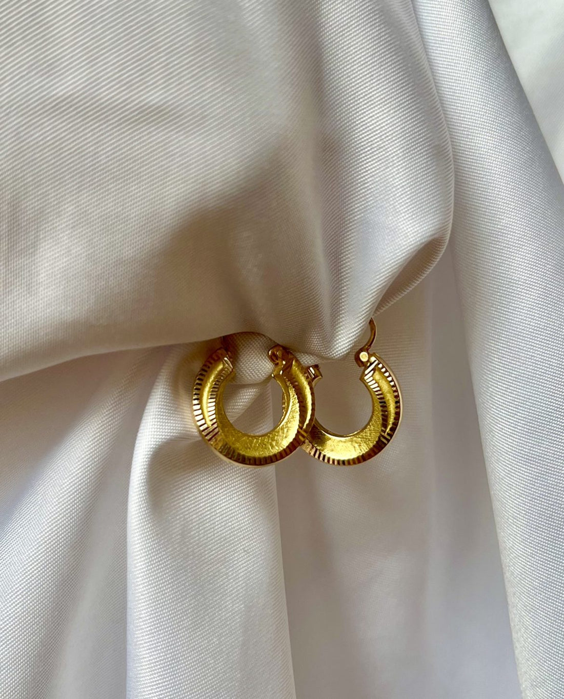 Créoles vintage en Or "Flora"