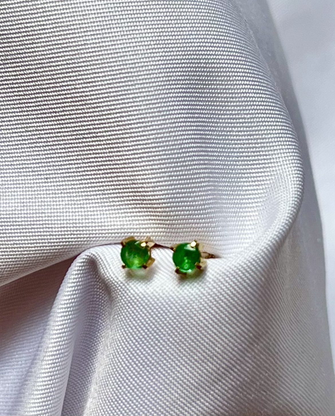 "Alia" Emerald Earrings