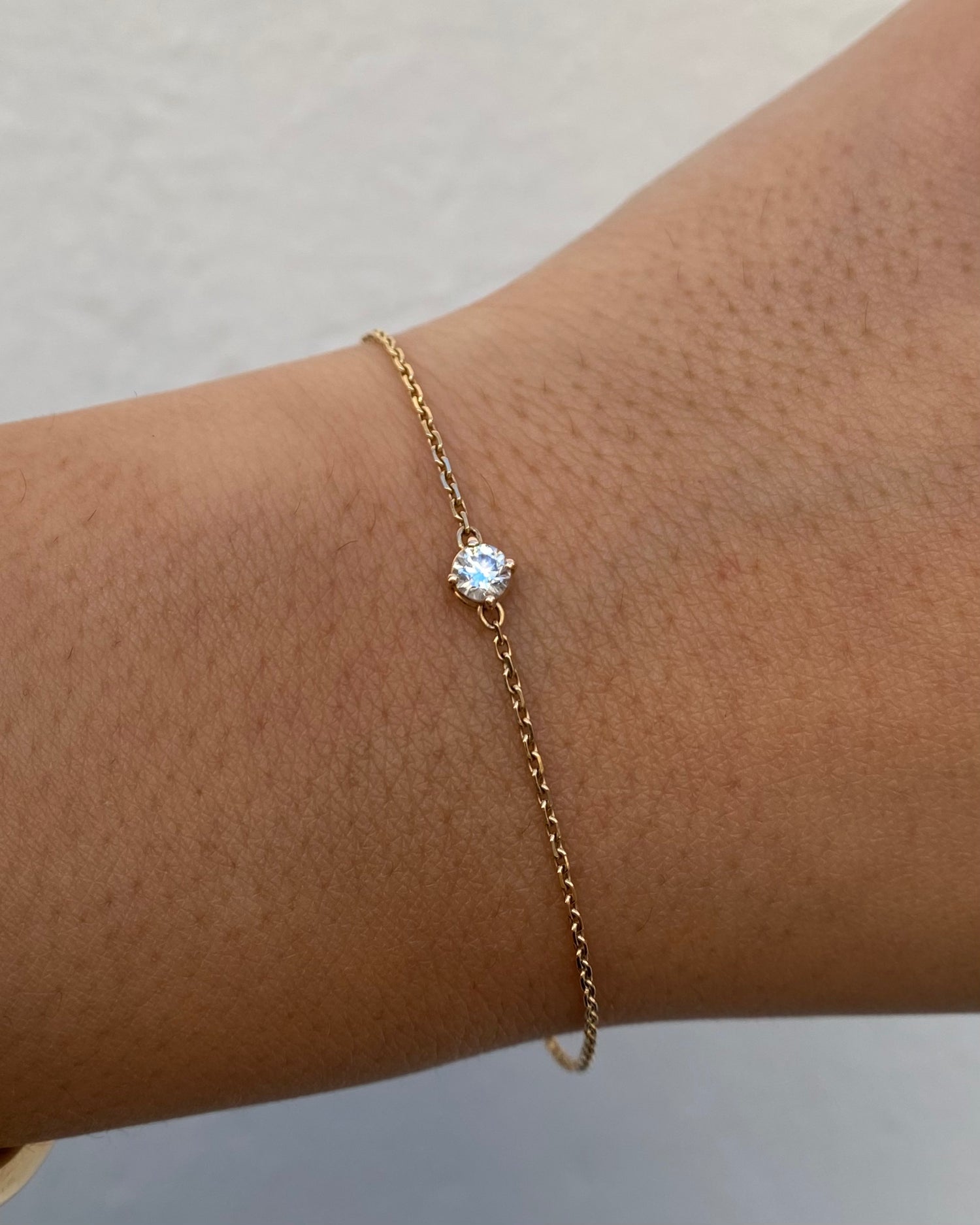 Bracelet Diamant 0.20 carat &amp; or 18 carats &quot;Bertille&quot;