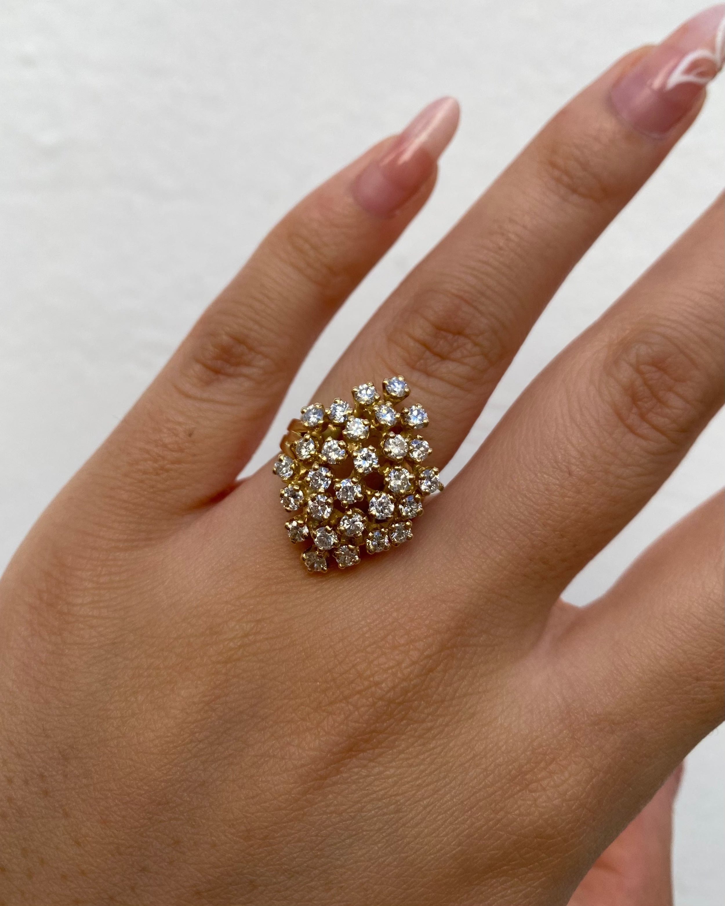 Anillo Marquesa Diamantes 1.35 quilates "Karen"