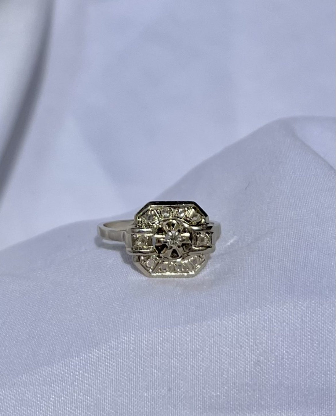 Bague art déco diamants &quot;Philipine&quot;