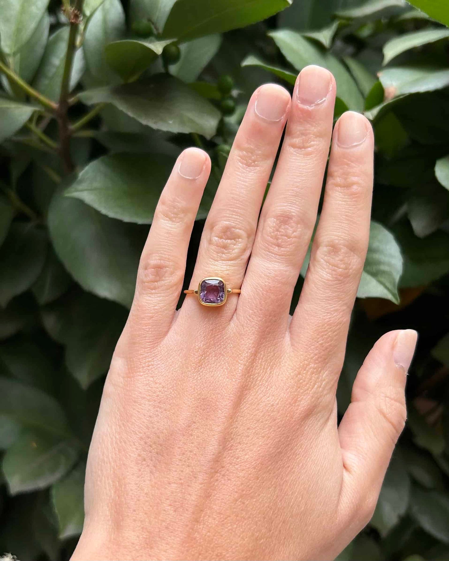 Bague Solitaire Améthyste 1.90 carat &quot;Hezia&quot;