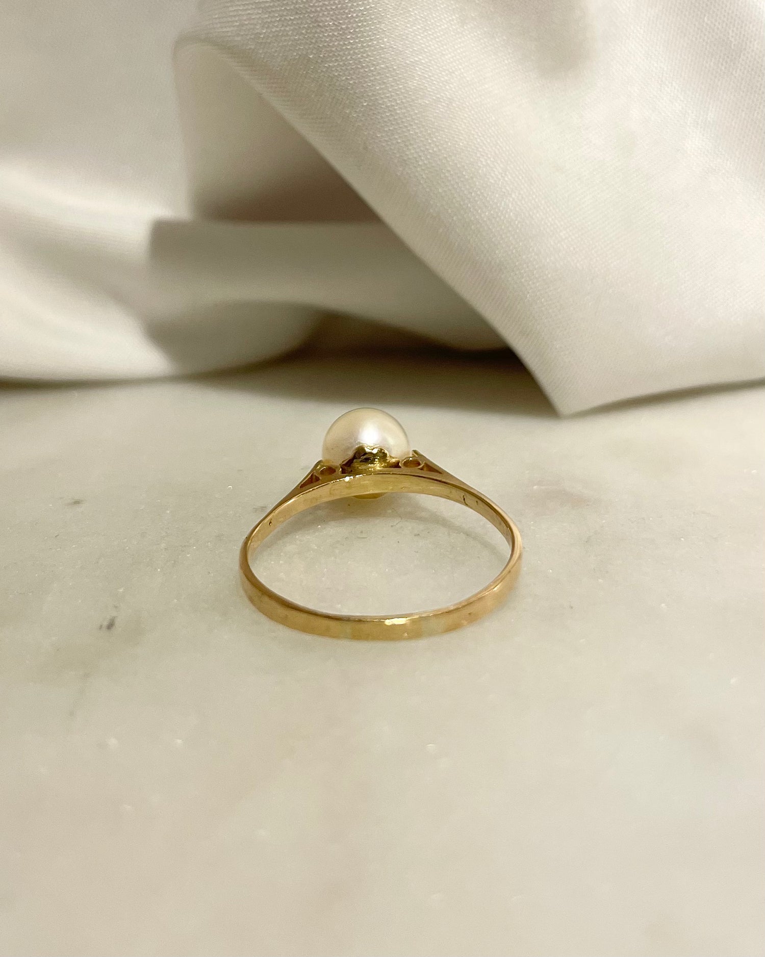 Bague Vintage Perle &quot;Livia&quot;