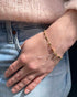 Bracelet Vintage Trèfles or 18 carats "Sofya" - Elliade Paris