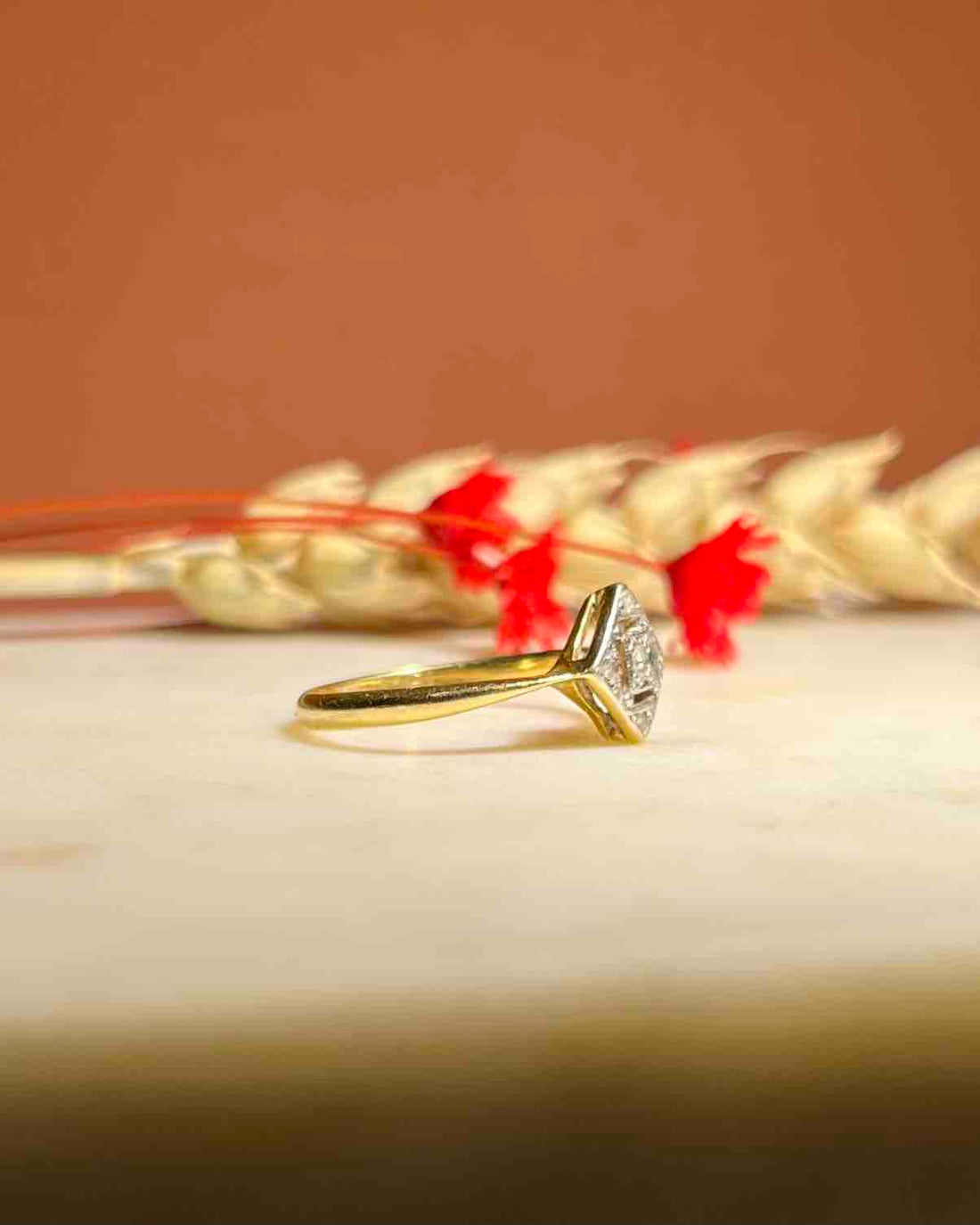 Bague Art Déco Diamants &quot;Lisana&quot;
