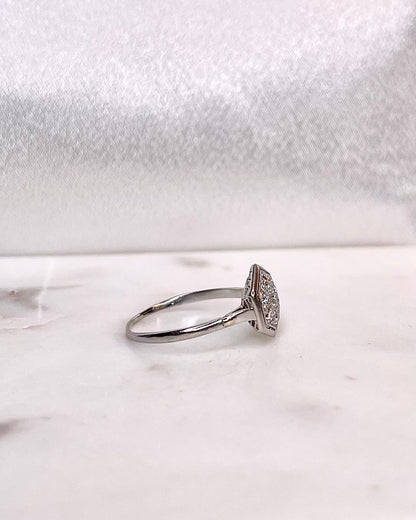 Bague Art-Déco Diamants 0.54 carat &quot;Ida&quot;