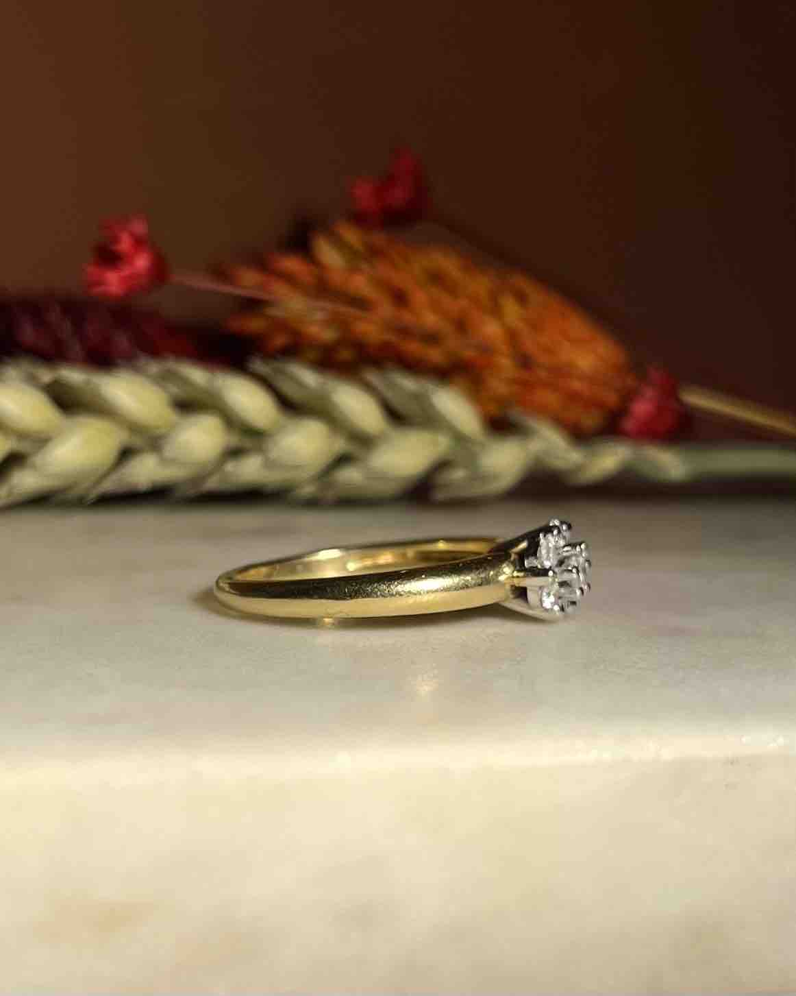 Bague solitaire diamants "Nayanka" - Elliade Paris