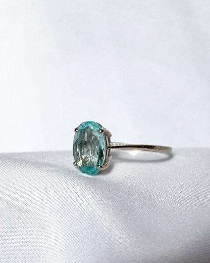 Bague Aigue-Marine vintage &quot;Céleste&quot;