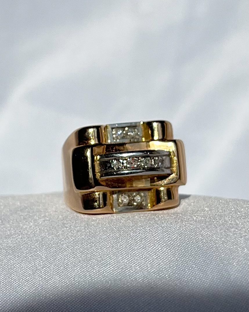 Bague Tank Diamants d&