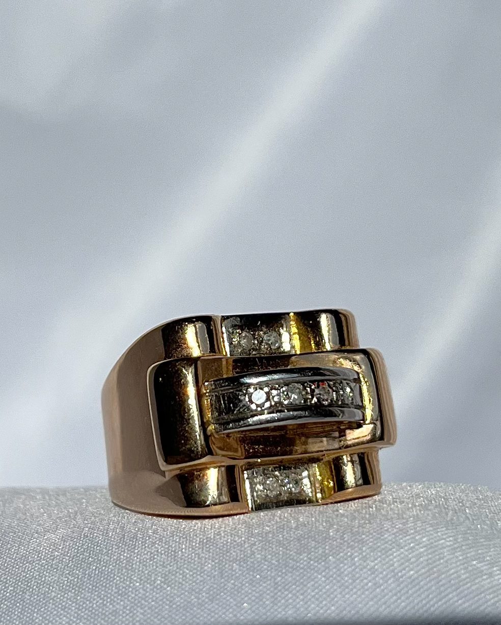 Bague Tank Diamants d&