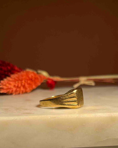 Anillo de sello &quot;Nélia&quot; de los años 60