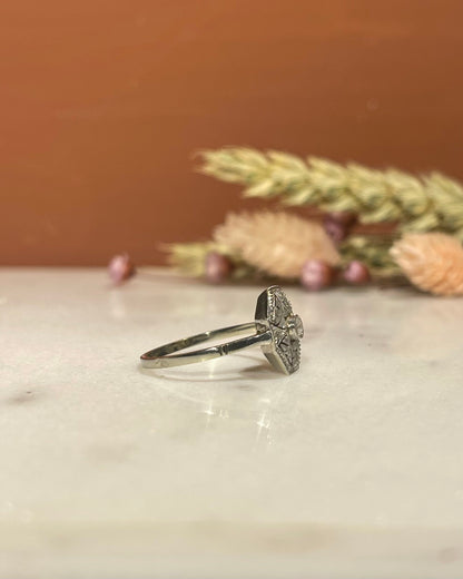 Bague Vintage Art-Déco Diamants &quot;Violaine&quot;