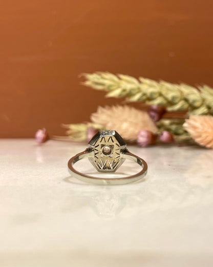 Bague Vintage Art-Déco Diamants &quot;Violaine&quot;