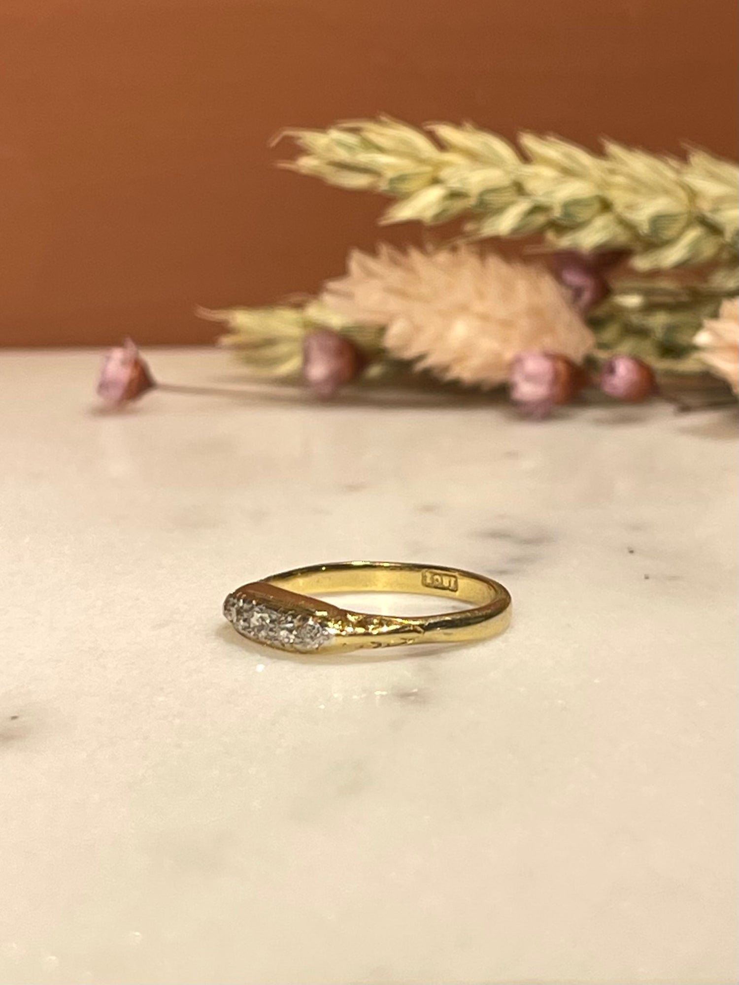 Bague Vintage Rivière de Diamants &quot;Haneïa&quot;