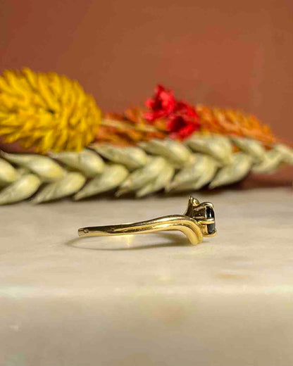 Bague tourbillon saphir &quot;Kat&quot;