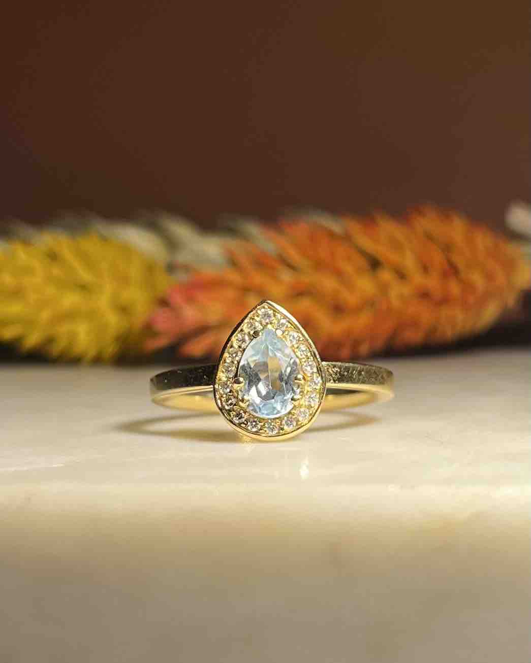 Vintage Topaz "Olaya" Ring
