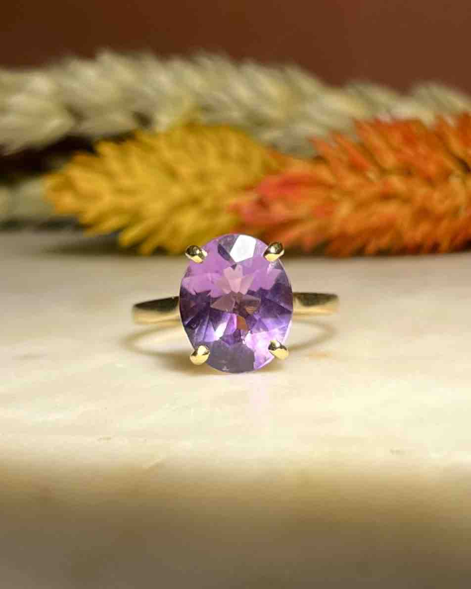 Bague Améthyste vintage "Maryline"