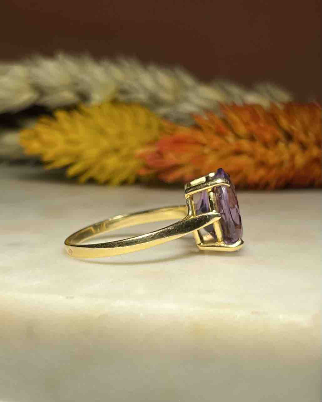 Bague Améthyste vintage "Maryline"