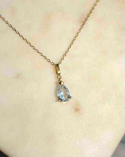Pendentif &quot;Emie&quot; Aigue-Marine