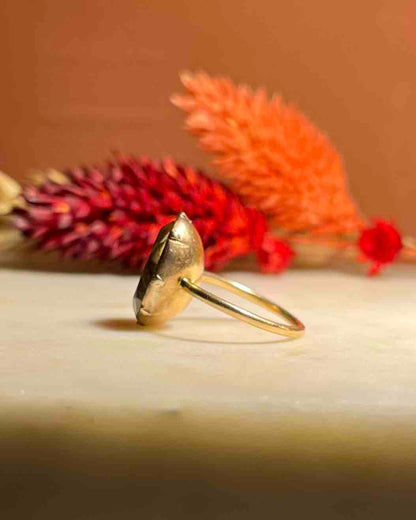 Bague vintage citrine &quot;Katy&quot;