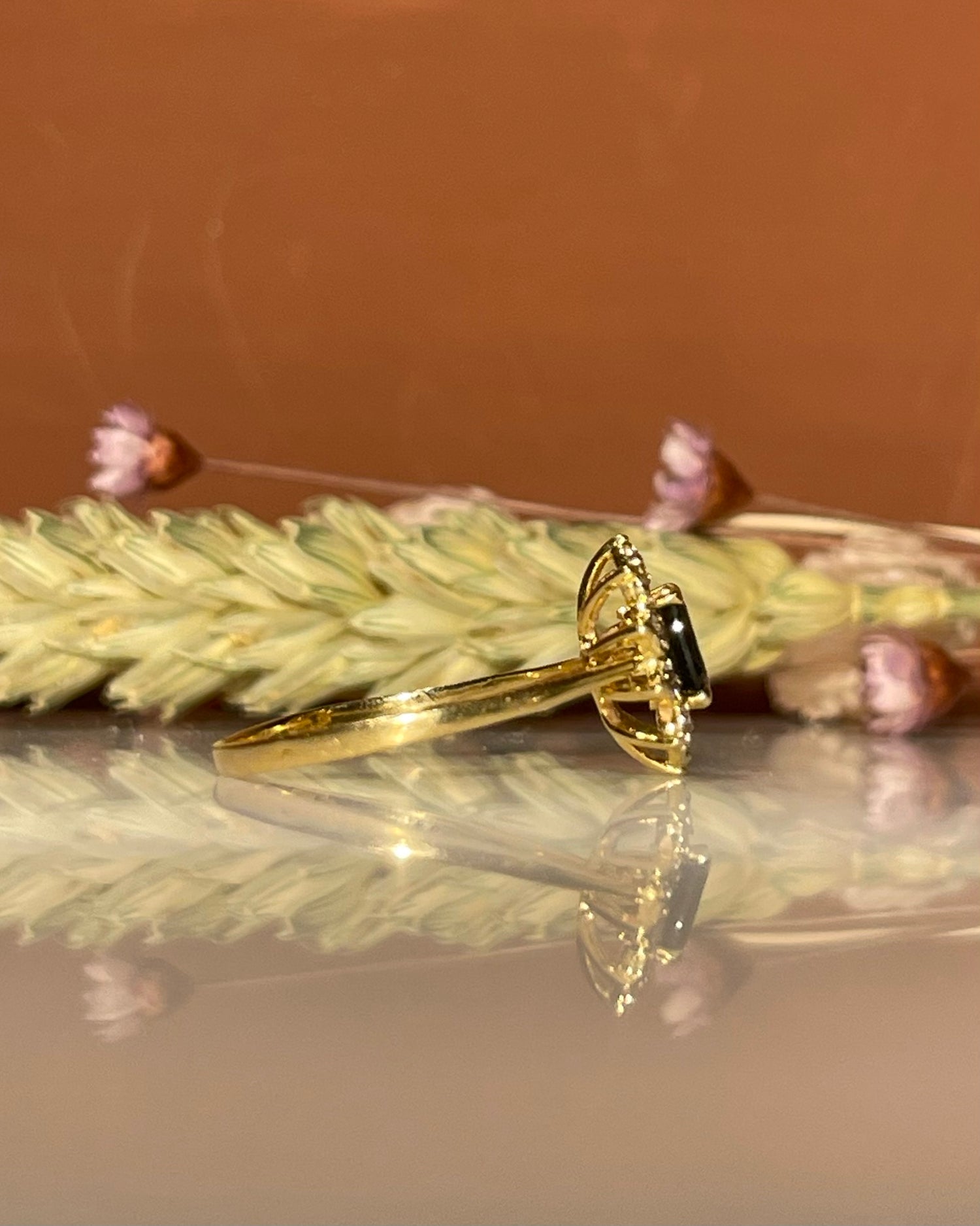 Bague Marguerite Saphir &amp; Diamants &quot;Christiane&quot;