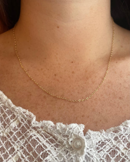 Chaîne Or Jaune 14 carats “Flore”
