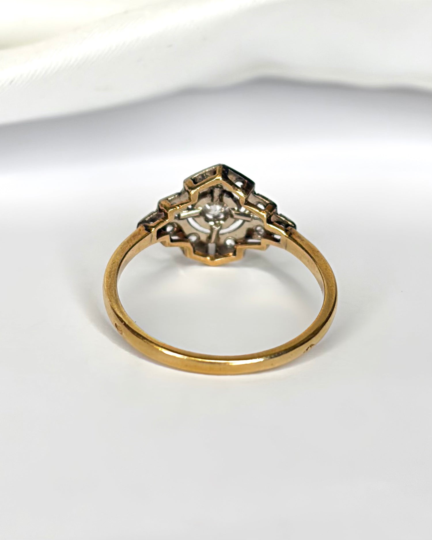 Bague Art-Déco Diamants "Francesca"