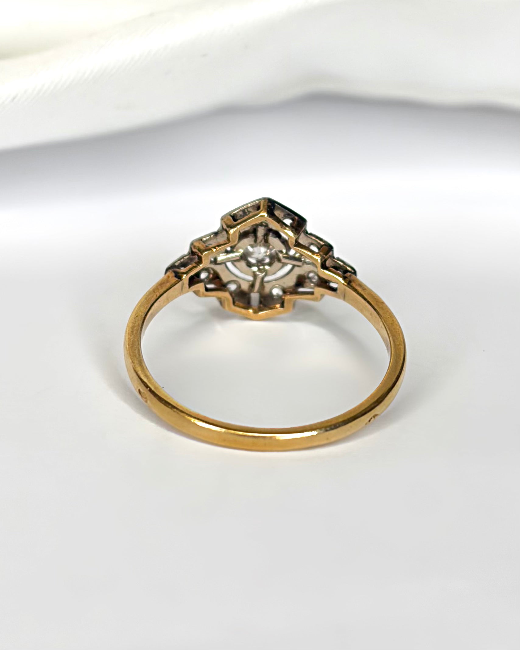 Bague Art-Déco Diamants "Francesca"