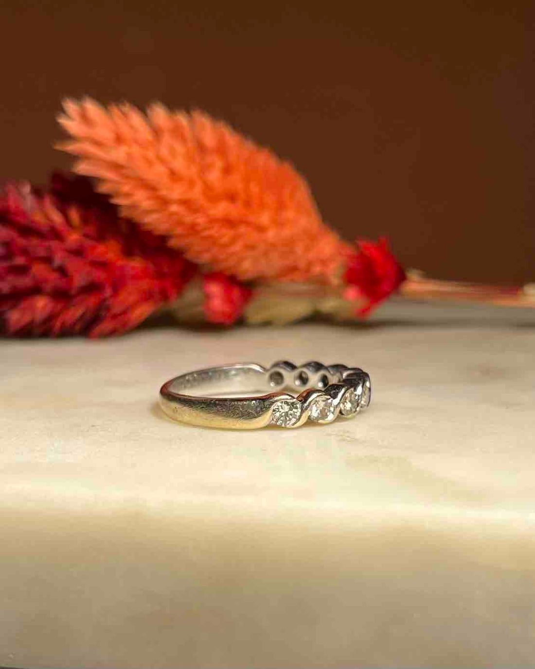 Demi-alliance Américaine diamants &quot;Vanessa&quot;