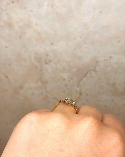 Bague Art-Déco Diamants "Francesca"
