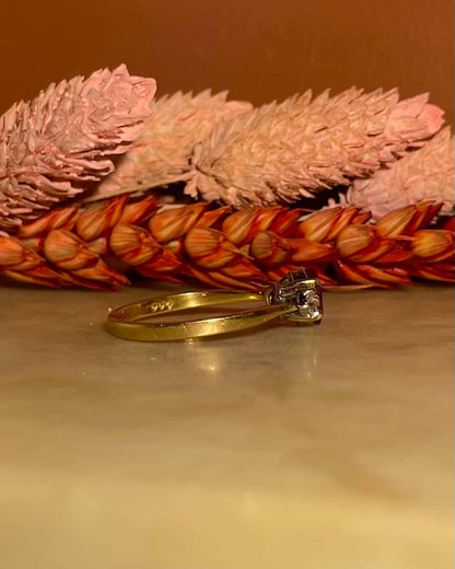 Bague Trilogie Rubis 0.65 carat &amp; Diamants &quot;Kiara&quot;
