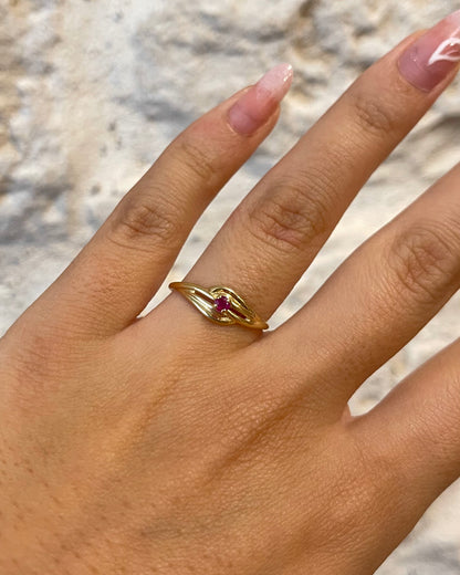 Bague Solitaire Rubis &quot;Theresa&quot;
