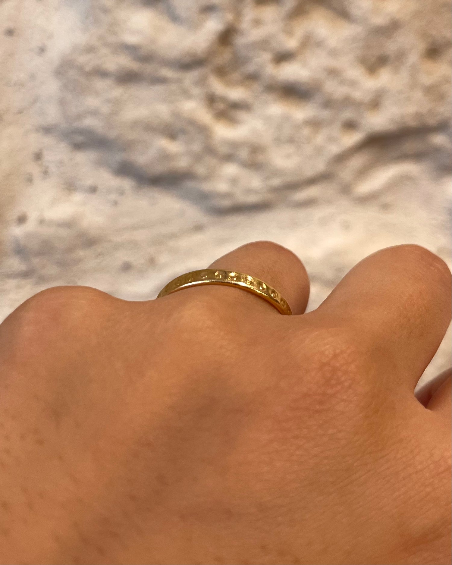 Alliance Or jaune 18 carats &quot;Anae&quot;