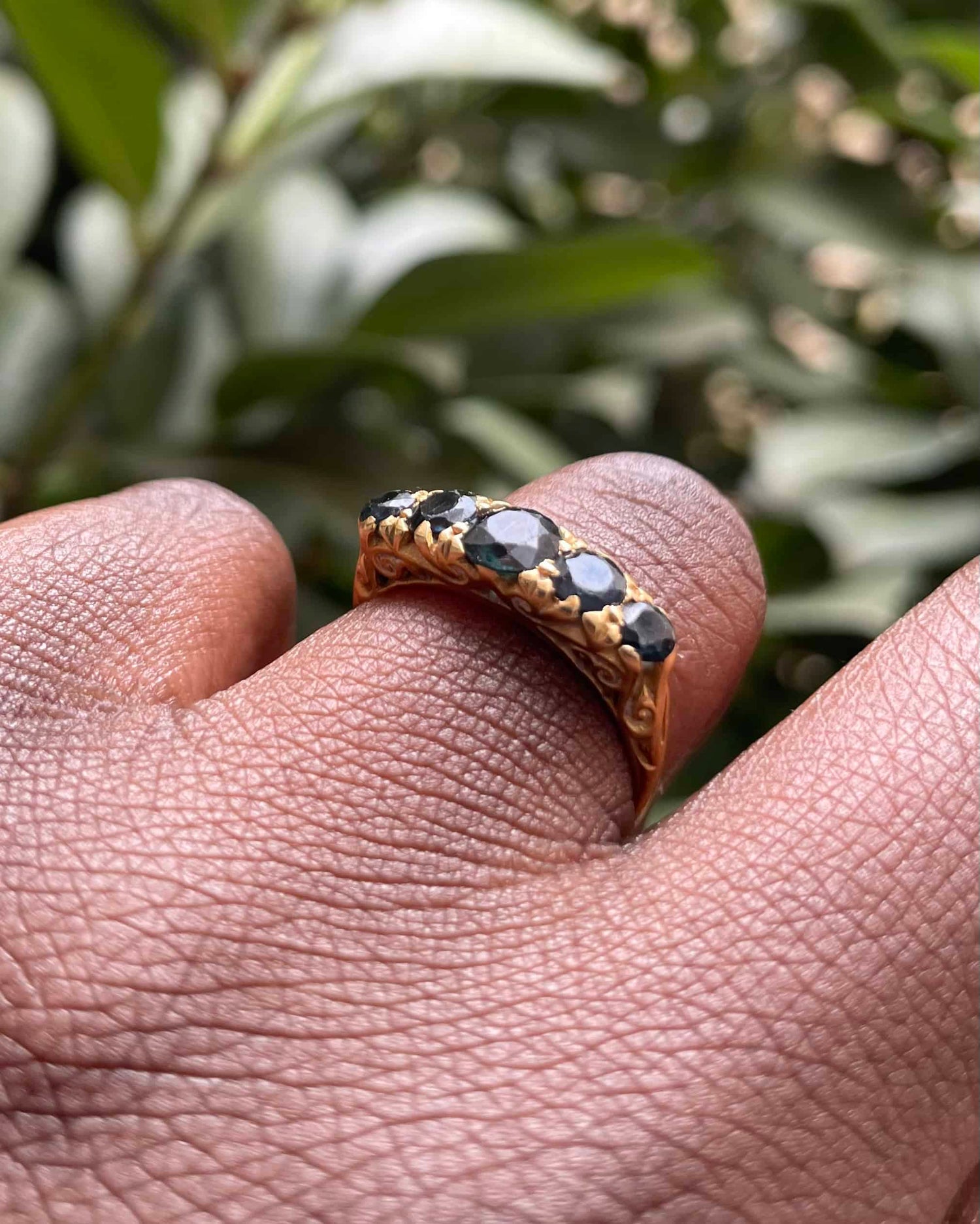 Bague Rivière Saphirs 1.70 Carat &quot;Aimée&quot;