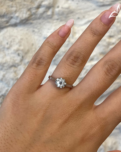 Bague Solitaire Diamant 0.50 carat &quot;Olea&quot;