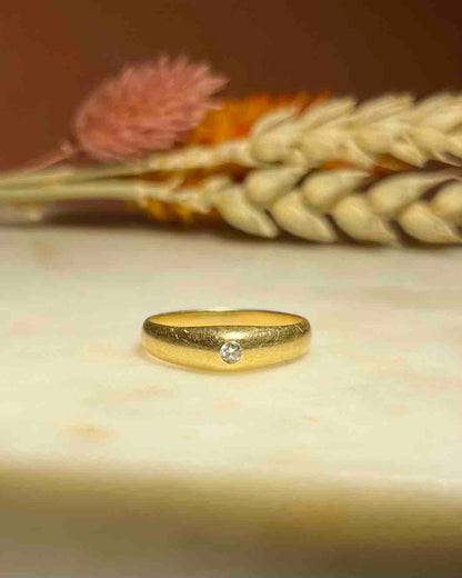 Bague jonc or &amp; Diamant &quot;Milana&quot;
