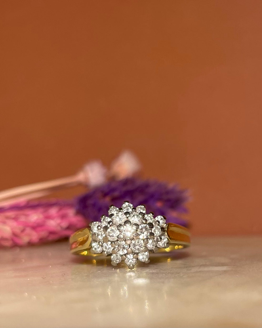 Bague Fleur Rivière 23 Diamants 0.53 carat « Amaylin »