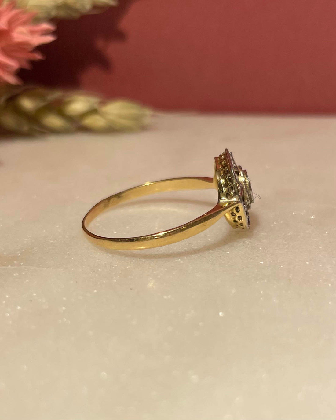 Bague Étoilé Art-Déco Diamants &quot;Audrey&quot;
