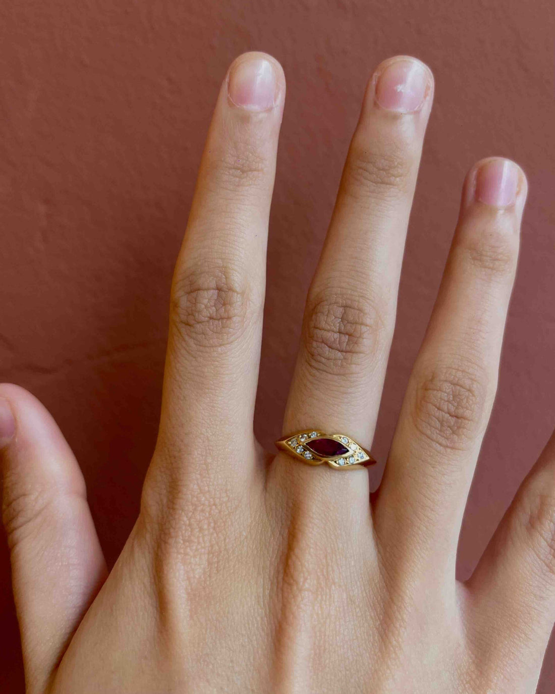 Bague Tourmaline &amp; diamants &quot;Sylia&quot;