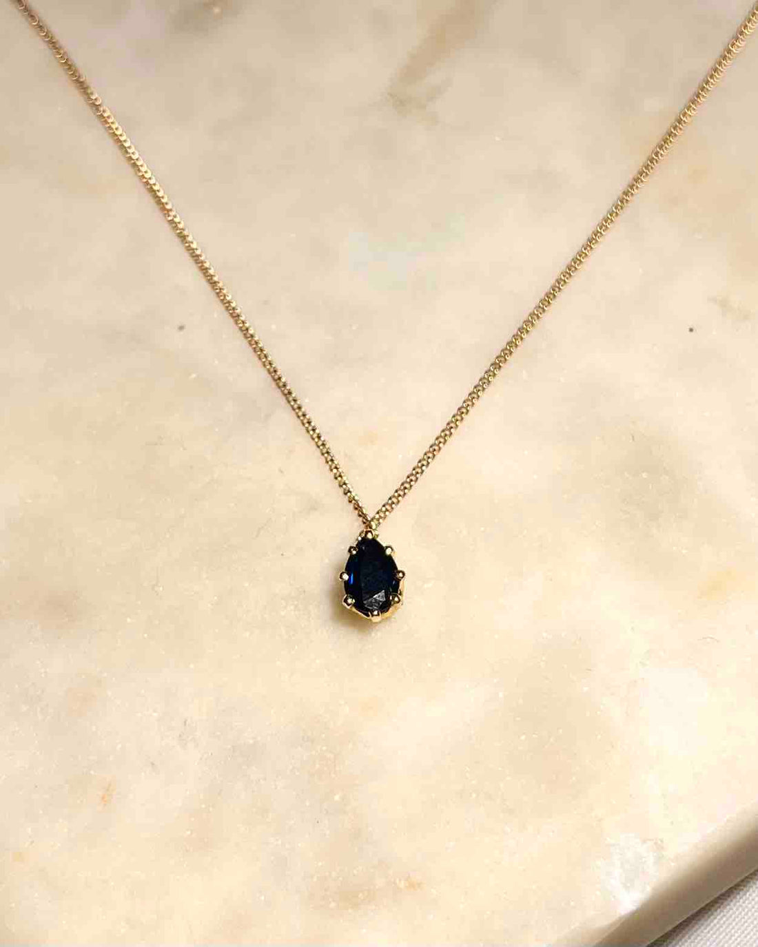 Collier vintage saphir &quot;Cadia&quot;