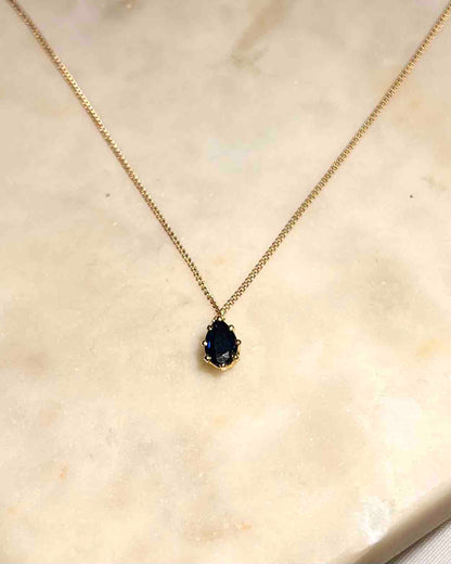 Collier vintage saphir &quot;Cadia&quot;