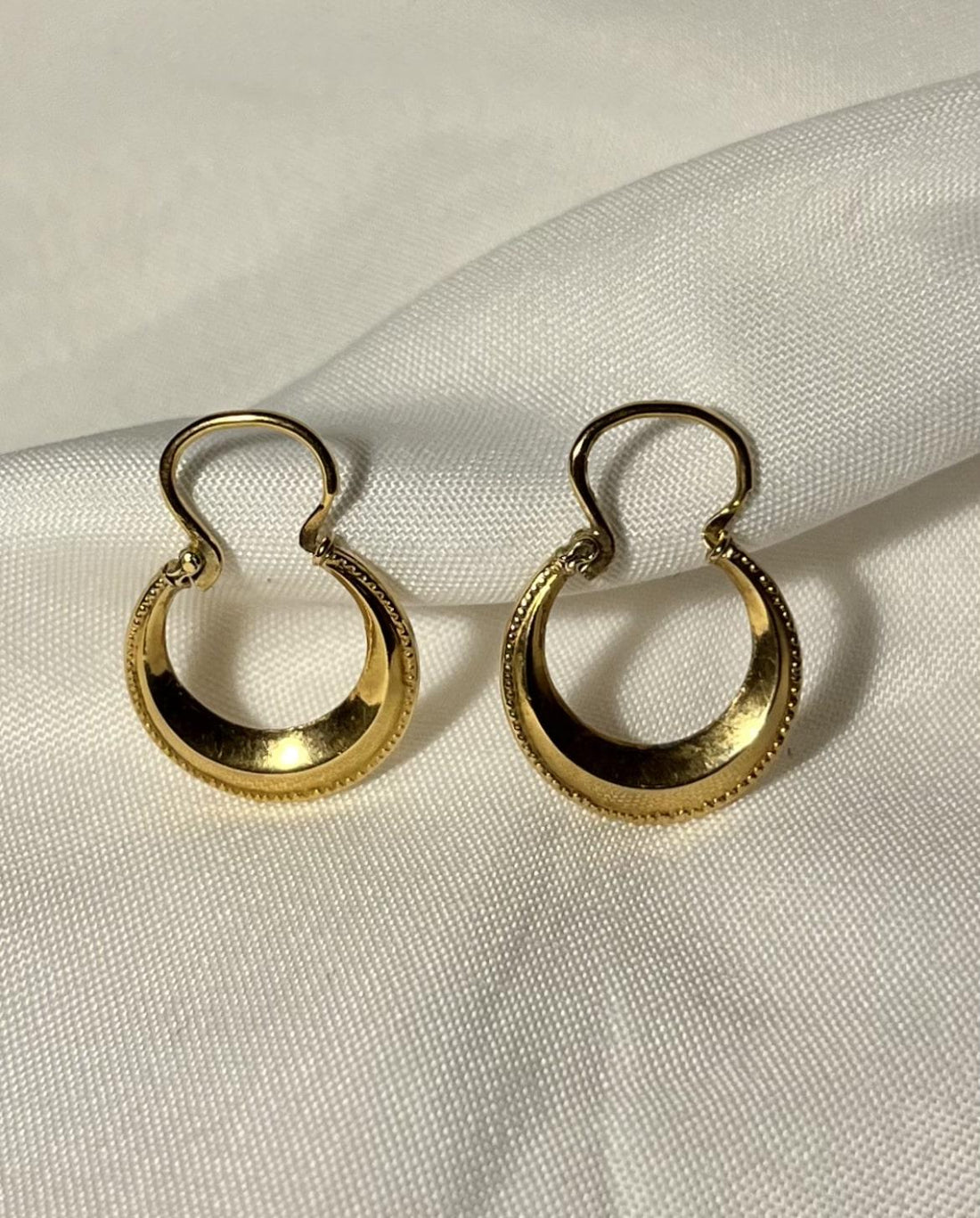 Créoles vintage en Or "Milia"