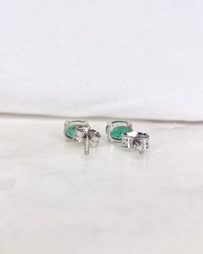 Puces Émeraudes 1 carat &quot;Melanie&quot;