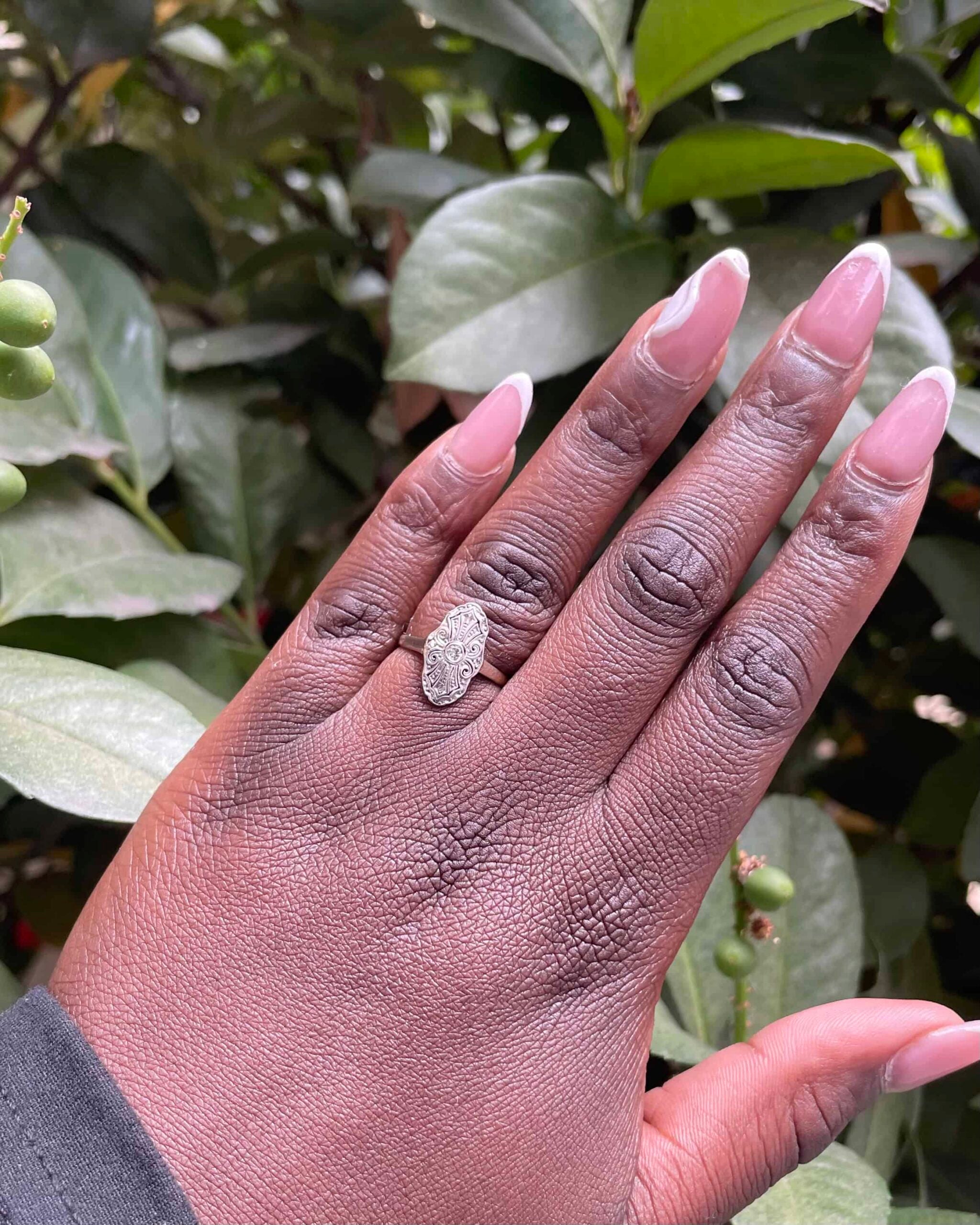 Bague Vintage Art-Déco Diamants &quot;Audrey&quot;